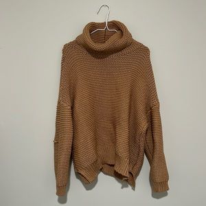 Cozy, warm knit turtleneck, lightly worn, women’s size medium (oversized)